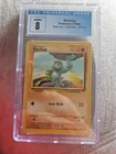CGC 8 Machop 52/102 Base Set 1999 English Regular Common Pokémon TCG