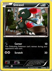 Sneasel 69/99 Common Black & White Next Destinies