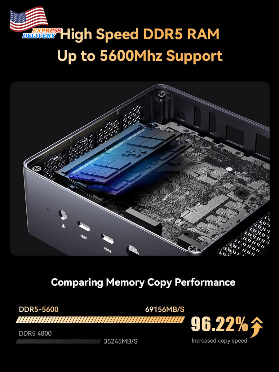 MINISFORUM Venus Series UM790 Pro Mini PC AMD Ryzen 9 7940HS 8C