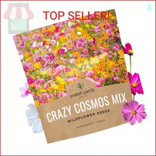 Cosmos Seeds Wildflower Mixture - Bulk 1 Ounce Packet - Over 5,000 Seeds - Pink, 295.36 per gallon