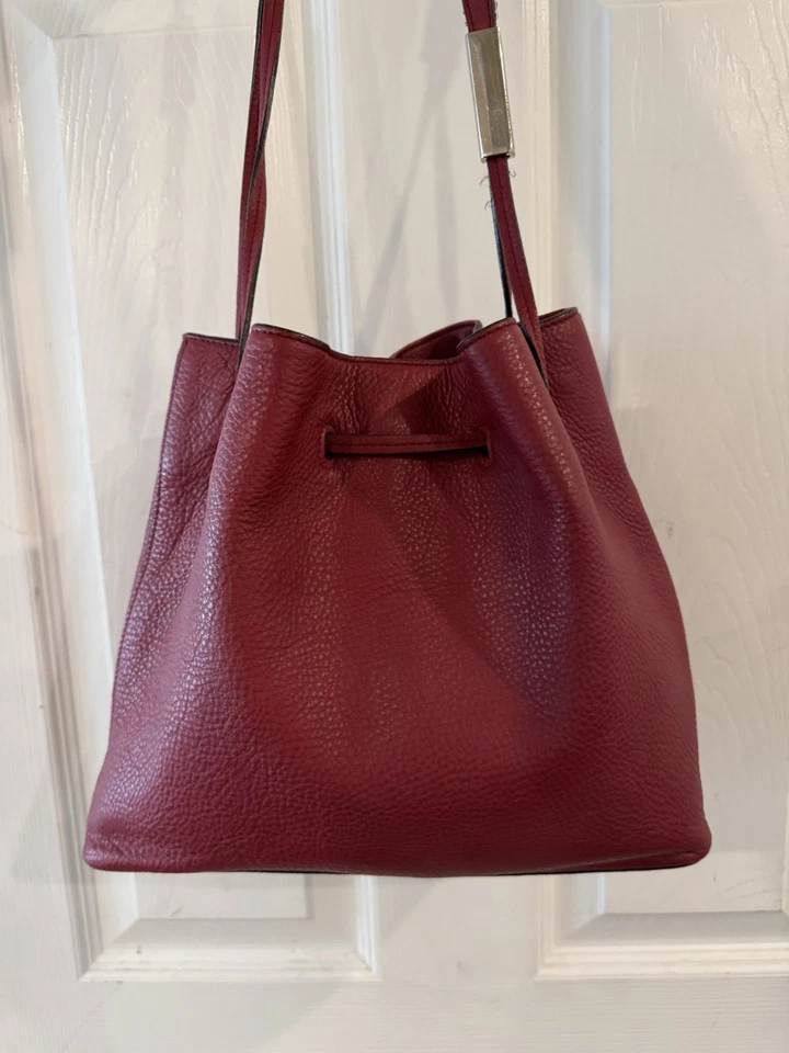 Bally Bucket Bag Womens Leather Drawstring Shoulder Purse Made in Italy - Image 2 of 4