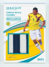 2021 Carlos Bacca Panini Immaculate Platinum Colombia Jersey Patch Card 1/1