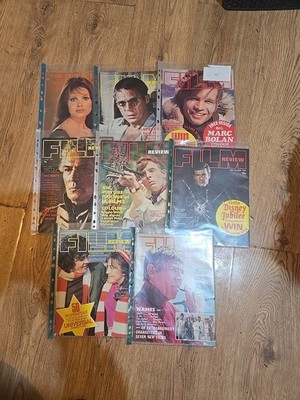 8 FILM REVIEW MAGAZINES  1973 Vgc Roger Moore James Coburn 