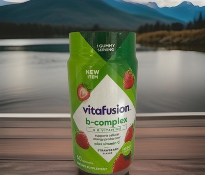 vitafusion B-Complex Gummy Dietary Supplements, with 5 B Vitamins 60 Gummies