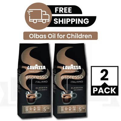 Lavazza Espresso Italiano Classico Coffee Beans 250g - PACK OF 2 - [EXP 05/2026]