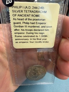 Filippo I 244 249 d.C. Tetradracma Provinciale Romano Antiochia Aquila RPC VIII 29016