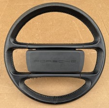 Vintage Porsche 944928 Black Four Spoke Steering Wheel