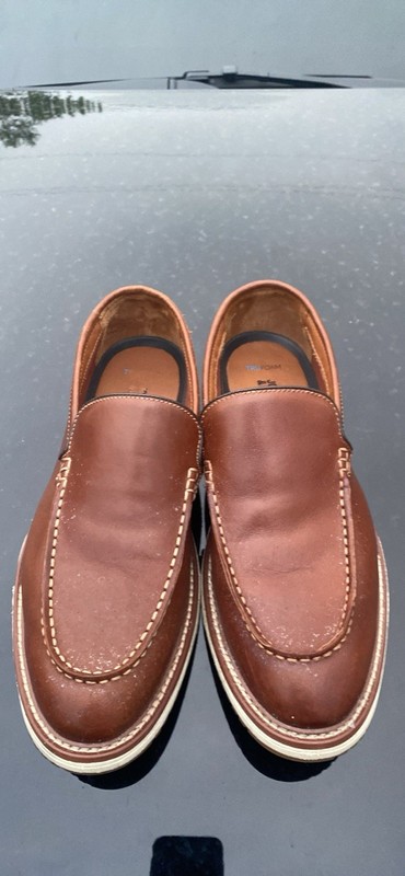johnson and murphy mens shoes 10.5 truFoam brown