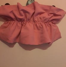 ZARA Damen Bauchfreies TOP Rosa Rüschen  Gr....