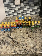 Juego de Ajedrez 3D Vintage Los Simpson Juego Piezas 1991 Incompleto Solo 22 Piezas