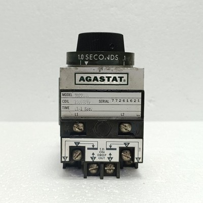 AGASTAT 7022AAM 120VAC 1 Sek Marine Duty Pneumatisches Zeitverzögerungsrelais