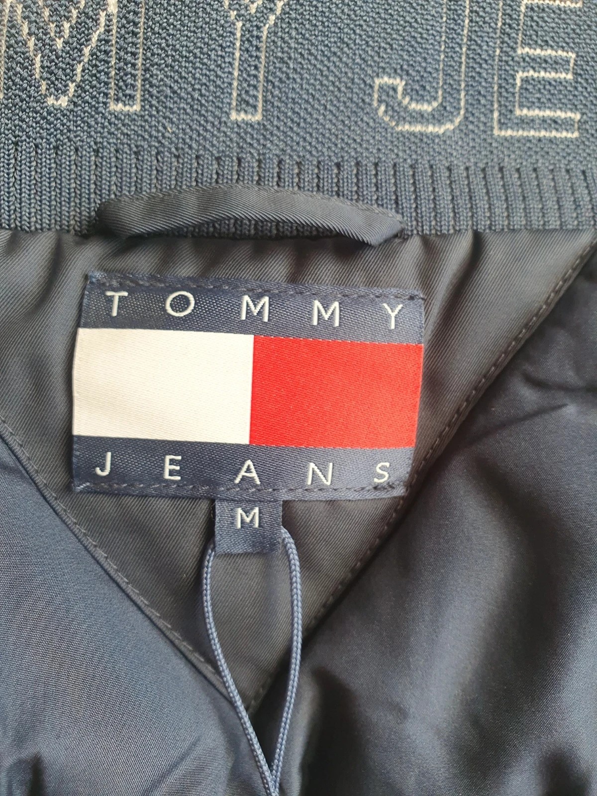 Tommy Jeans Men's Essential Padded Jacket In Dark Night Navy Size Medium NWT image 10