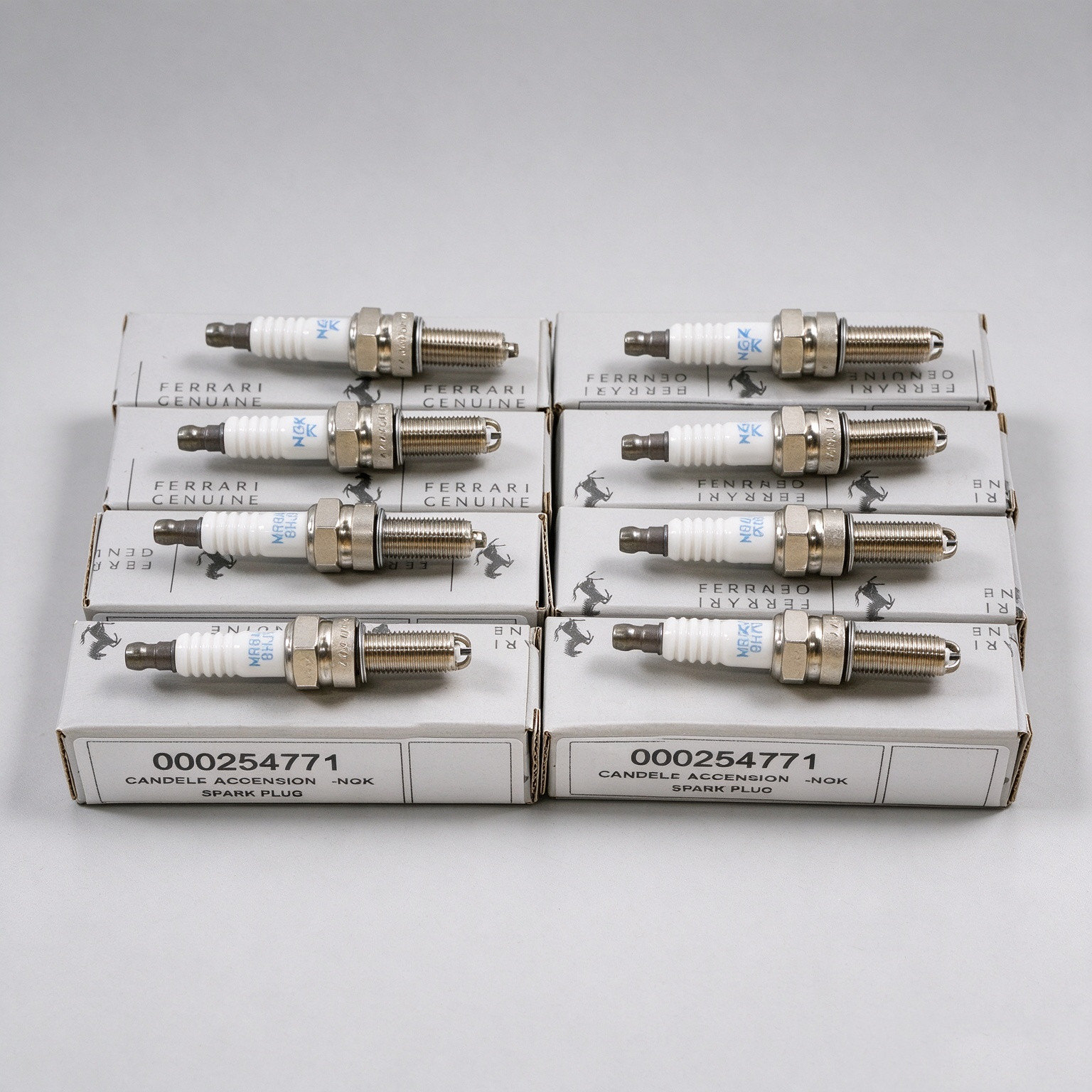 Ferrari 458 Spider Spark plugs Set P/N 254771