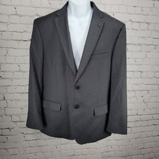 Joseph Jos A Bank Charcoal Metropolitan Wool Slim Fit 2 Button Notch Blazer 40S