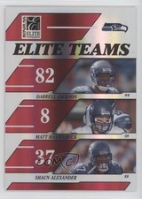 2006 Donruss Elite Teams Red Darrell Jackson Matt Hasselbeck Shaun Alexander 0q3