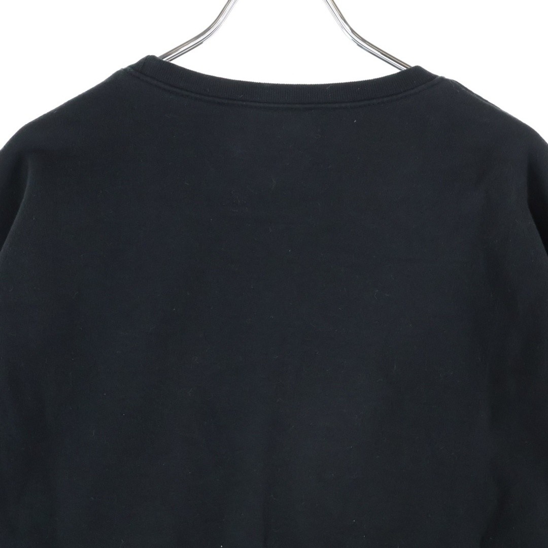 CHROME HEARTS Neck Logo Crawneck Sweatshirt Crew Trainer Sleeve Print Black Used thumbnail 4