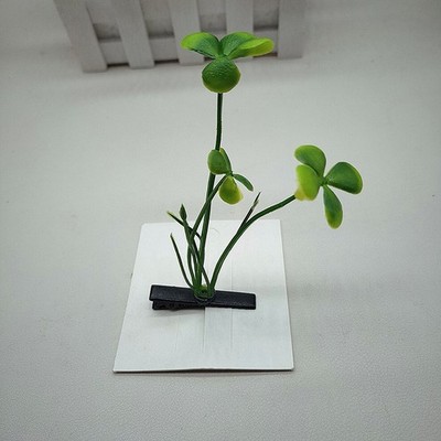Cute Grass Hair Clip Funny Bean Sprout Spring Clip Cute Cherry Head Mushroom