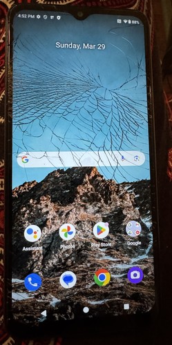 ATT Propel 2 5g U655AA 64GB (AT&T) Cell Phone Fast Ship Good Cracked Glass Gray