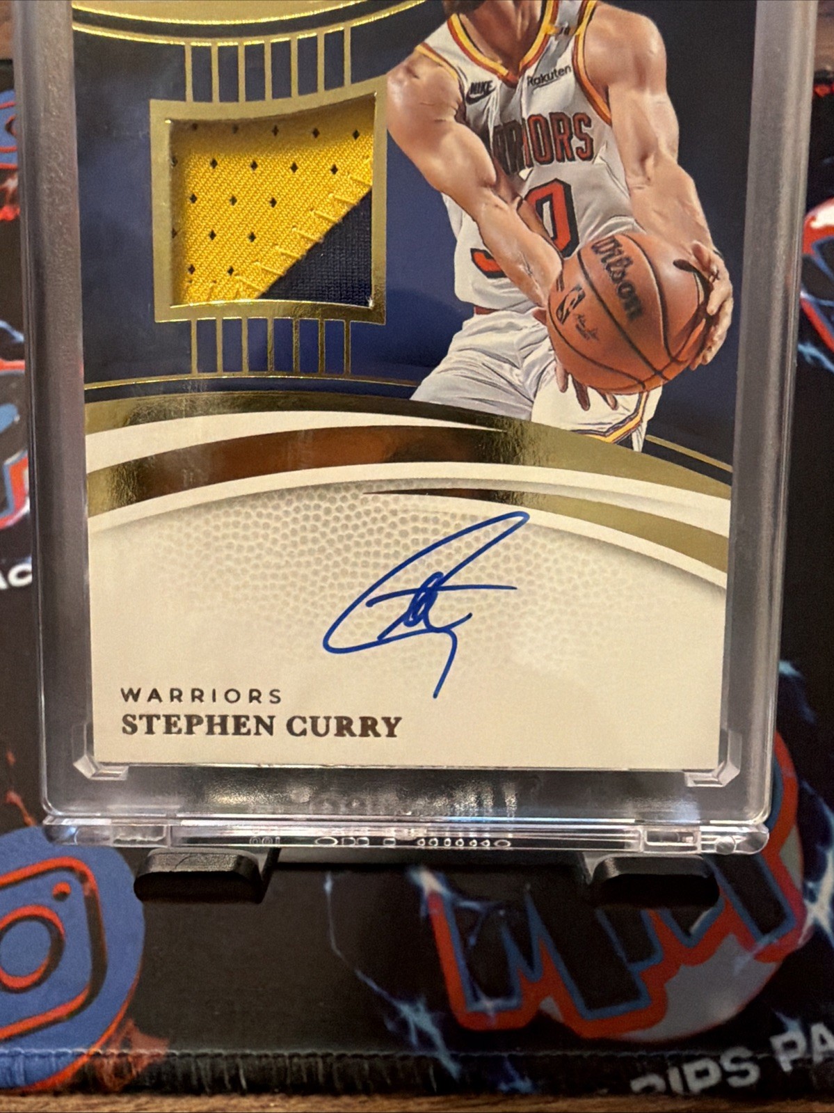 Panini 2024-25 Immaculate Stephen Curry Warriors Patch Auto PAU-SCU 25/25 Sealed view 2
