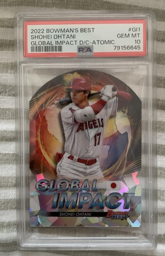2022 Bowman's Best - Global Impact Die-Cuts Shohei Ohtani #GI-1 Atomic Refractor