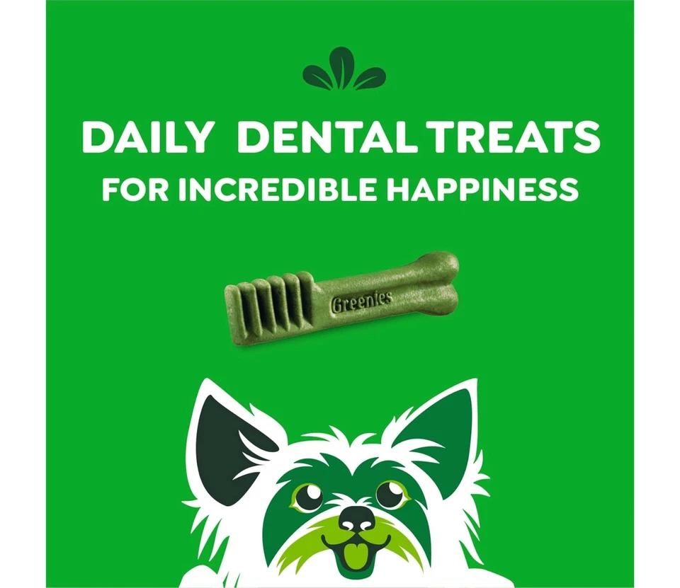 GREENIES Original TEENIE Dental Dog Treats 192 Count Free & Fast Shipping - Image 3 of 4