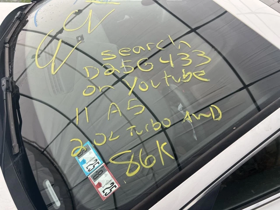 Driver Left Sun Visor Coupe Illuminated Fits 08-11 AUDI A5 209562 Foto 4 de 4