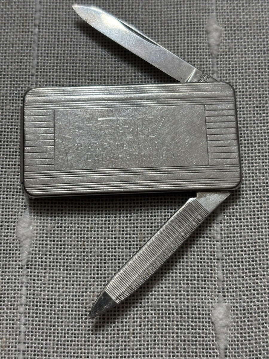 小物 vintage silver800 money clip Vintage Imperial Money Clip With Folding Knife And File Stainless