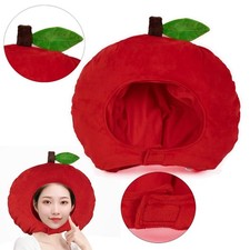 Funny Apple Hat Headgear Stuffed Cap
