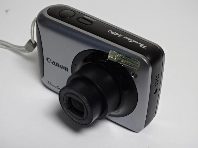 Canon PowerShot A490 10.0MP Compact Digital Camera Silber Getestet - mit OVP - Bild 3 von 4