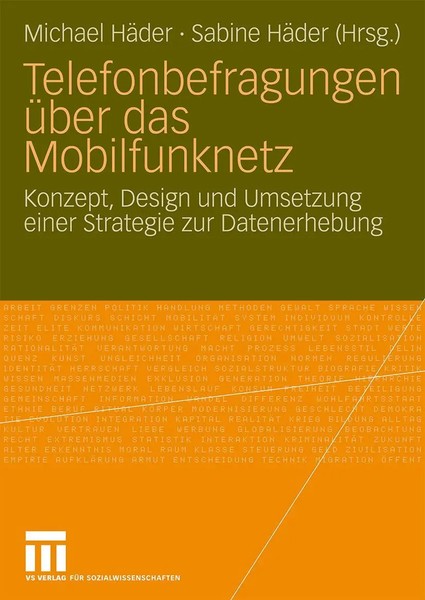 Michael HäDer (U. A.) | Telefonbefragungen üBer Das Mobilfunknetz | Taschenbuch-image