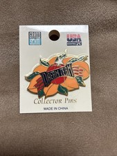 1996 DREAM TEAM ATLANTA OLYMPICS PEACHES PIN