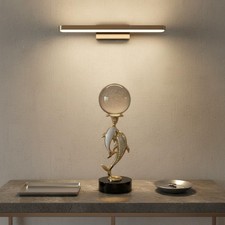2 Pièces Statue Dauphin En Cristal Design Luxueux Objet Décoratif pour Meuble TV