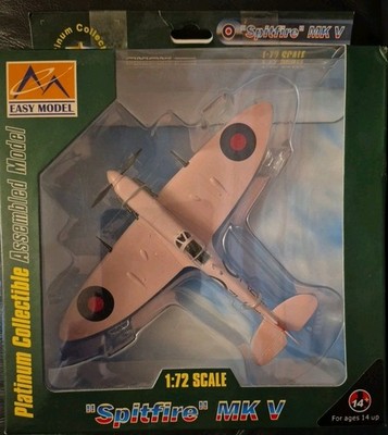 Einfaches Modell zusammengebautes Flugmodell 37212 Spitfire MK V RAF 140 1941 1.72 