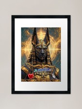 Anubis (Anpu) � Ancient Egyptian Go Framed Wall Art Poster Canvas Print Picture