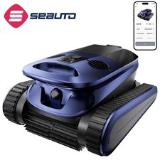 Seauto (2026 New) Pool Vacuum Robot,4 Cleaning Modes for Inground Pools,10400mAh