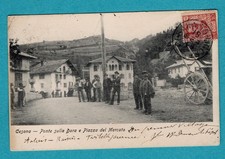 Cesana : Ponte sulla Dora e Piazza del Mercato / CPA - Carte-Postale /