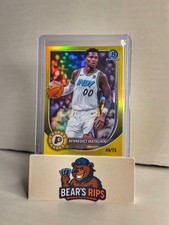 2025-26 Bowman Chrome Bennedict Mathurin Yellow Refractor /75 PACERS #BCV-78