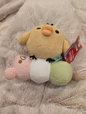 San-X Rilakkuma Dango & Bird 5 inch Plushie Round 1 