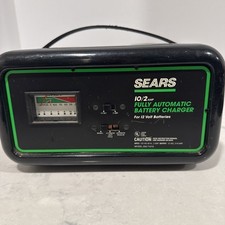 Vtg Sears 102 Amp 12 Volt Automatic Battery Charger 200.71212 Regular Deep Cy Vtg Sears 102 Amp 12 Volt Automatic Battery Charger 200.71212 Regular Deep Cy