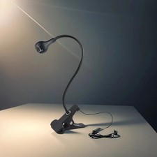 LED USB Clamp Clip On Flexible Desk Light Bed Reading Table Study Night Lamp UK