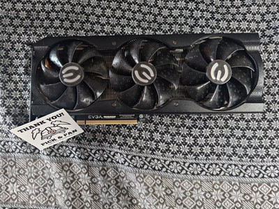 Used + Tested EVGA GeForce RTX 3070 XC3 ULTRA 8GB GDDR6 Graphics Card