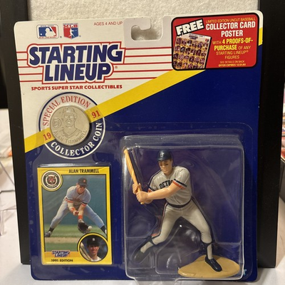 #ad #ad ALAN TRAMMELL Detroit Tigers 1991 Starting Lineup NIP Roar of ‘84 $15.00