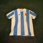 Mario Alberto Kempes 1978 Argentina Signed Soccer Jersey JSA Certified