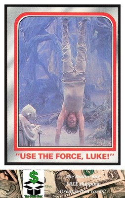 1980 Topps Star Wars: The Empire Strikes Back #70 ''Use the Force, Luke!'' yoda