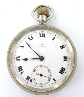 c1931 Omega Cal. 19LBT1 Open Face Pocket Watch. Working !!