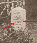84) Photo 1916 FRANCE Combreshöhen - Mine Launcher Company 10 - Soldier's Grave