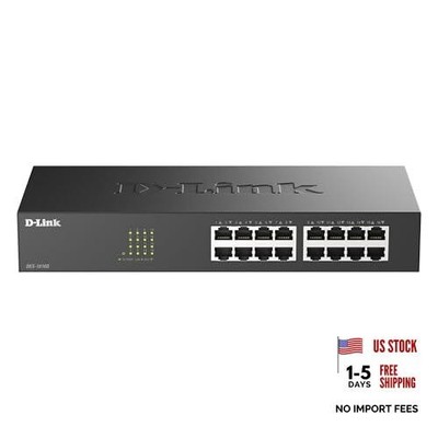 16 Port Fast Ethernet Switch Unmanaged 10/100 Mbps 16-Port Fast Ethernet (New)