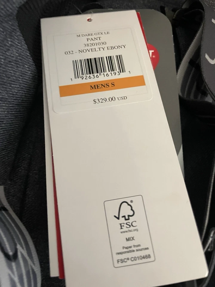 Pantalones de esquí para hombre SPYDER Dare GTX aislados Gore-TEX pequeños con tirantes extraíbles nuevos con etiquetas Foto 4 de 4