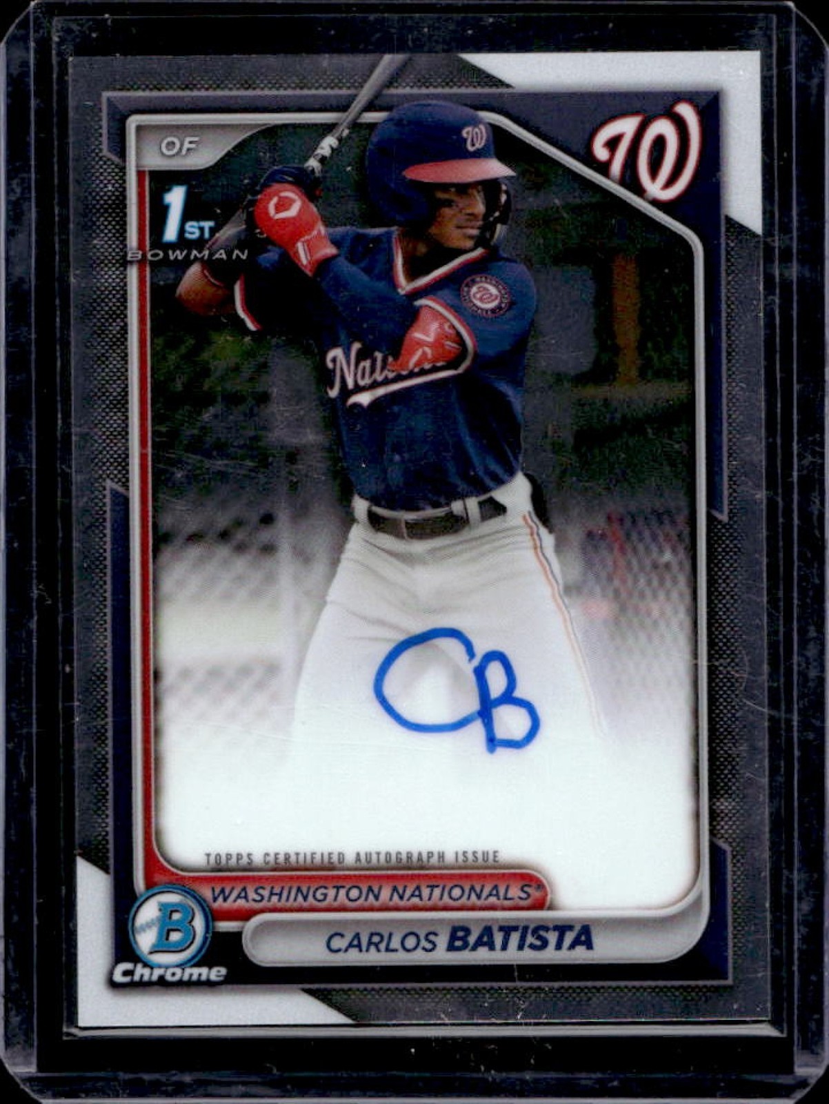 2024 Bowman Chrome Carlos Batista Auto 1st #CPA-CB Nationals