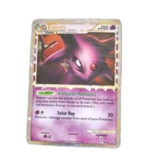 Carte Pokemon card Espeon HOLO vintage 81/90 ENG 2010 Rare
